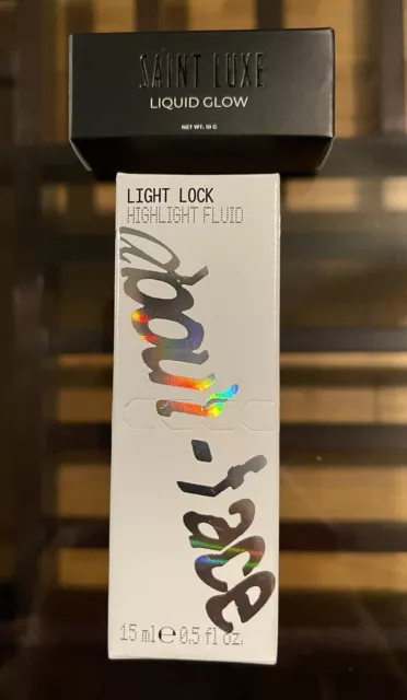 Saint Luxe Liquid Glow & Has Beauty About Face Light Lock Highlight Fluid