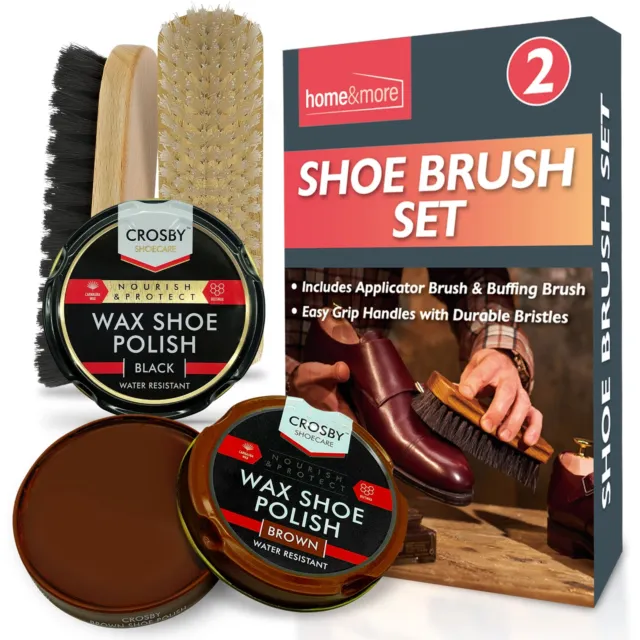 3pk Instant Shoe Shine Sponge Black, Leather Boot Polish Express Care  Cleaning