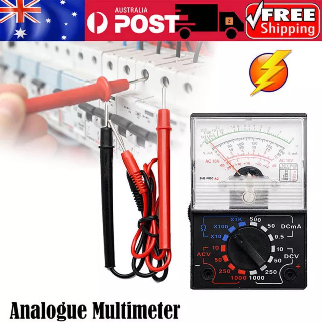 Analogue Pointer Multimeter AC DC Ohm Ammeter Voltmeter Circuit Multi Tester