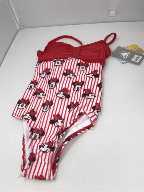 ^ DISNEY Store SWIMSUIT for GIRLS - MINNIE MOUSE - SIZE 4 - NWT