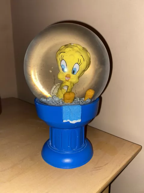 Looney Tunes Tweety Bird In A Bath Snow Globe 1996 Warner Brothers