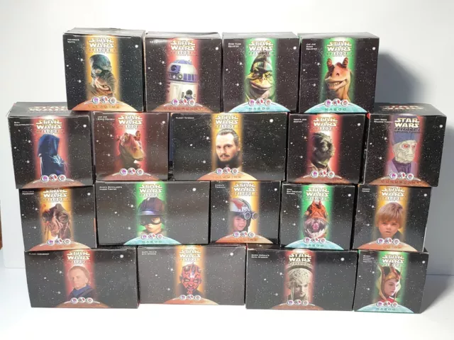 Lot de 55 figurines Star Wars Episode 1 Fantôme Taco Bell KFC NEUF DANS SA BOÎTE 1999