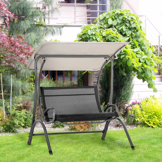 2 seater garden top rocking chair