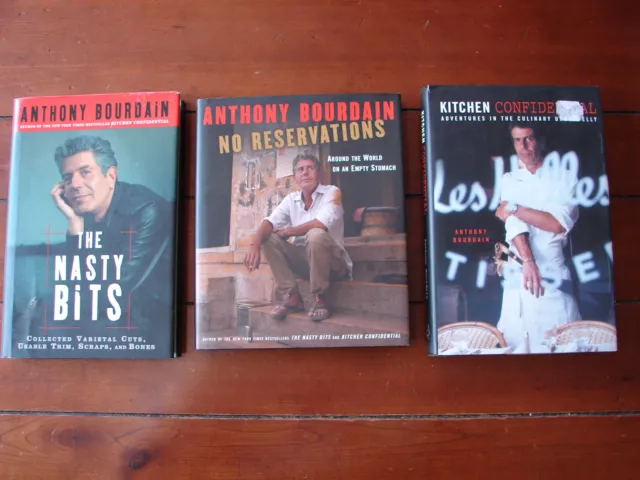 3 HC Anthony Bourdain Kitchen Confidential No Reservations The Nasty Bits (1st)