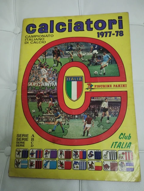 Album Panini Calciatori 1977/78 Complet (moins 29 Stickers) - Vintage Collection Football Italien