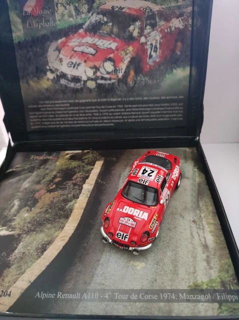 Coffret Alpine A110 Rallye – Tour De Corse 1978 – MINITDC 1/43 – Neuf