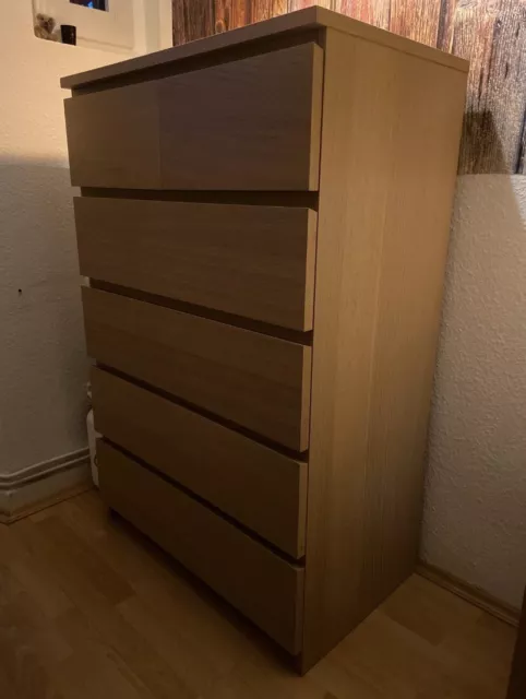 Ikea malm kommode holzoptik