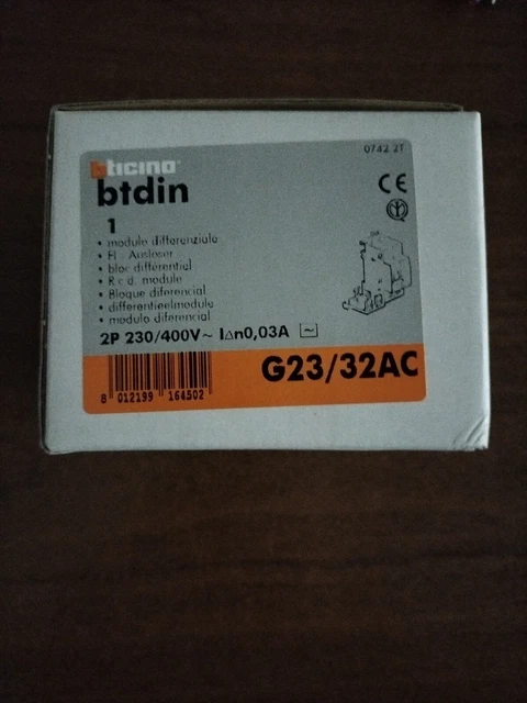 Interruttore Differenziale Salvavita BTDIN 2P 40A 30mA - Tipo AC Per Impianti Elettrici - Foto 1