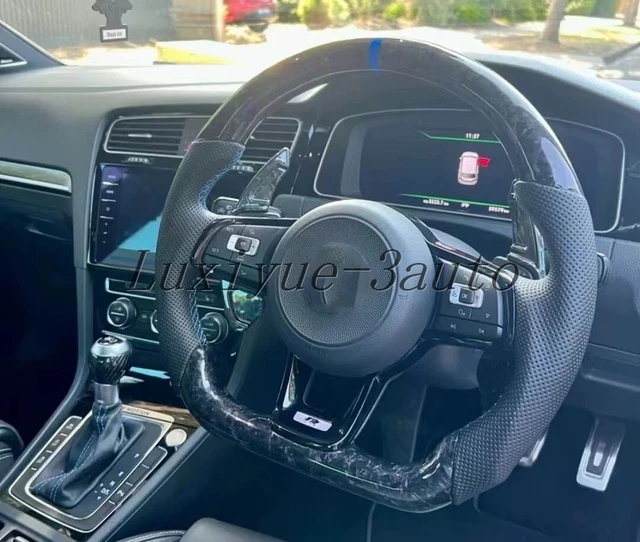 CARBON FIBER steering wheel Frame for VW Golf GTI R Jetta Polo