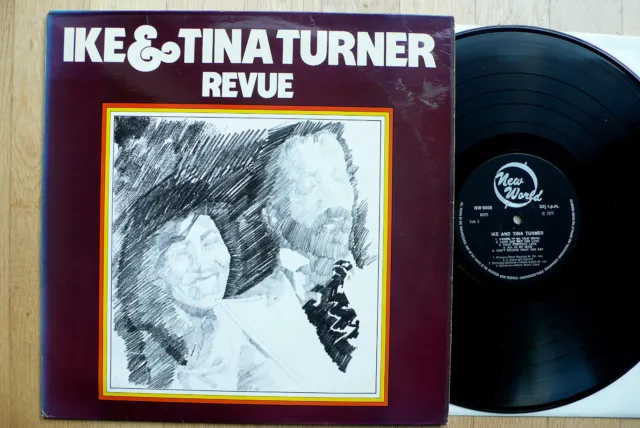 LP Ike & Tina Turner - Revue Live - UK New World