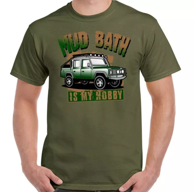 T-shirt 4x4 90 SVX 120 Off Roading Mud Bath Uomo Funny Road 8