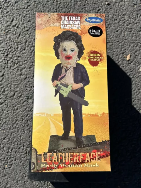 Leatherface Pretty Woman Mask Bobblehead Statue The Texas Chain Saw Massacre '74