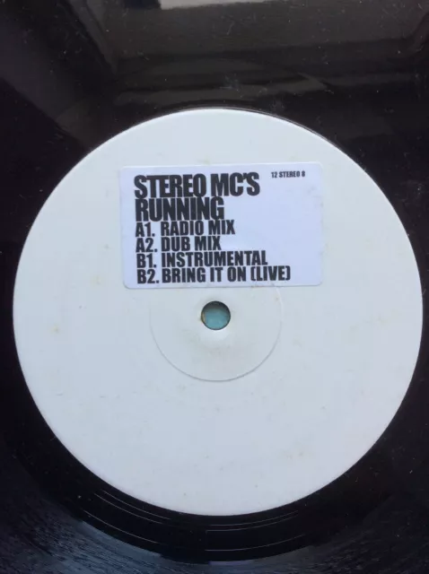 Stereo MC's Running 12" Vinyl White Label 2001 UK Island