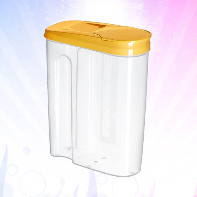 Sigillati Contenitore Per Riso In Vetro E Bambù Con Distributore - Capacità 5L/8L, Ermetico, Con Misurino - 4