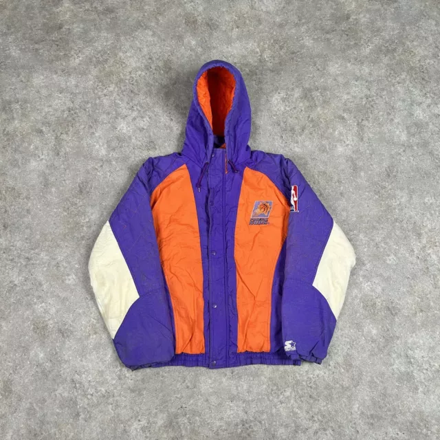 STARTER PHOENIX SUNS Jacket Mens XL Purple Full Zip Coat