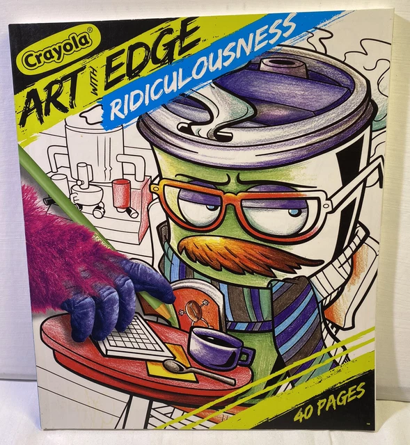 Crayola Art With Edge Ridiculousness Coloring Book Dr vrogue.co