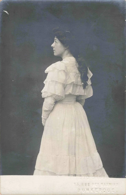DEUX MOINES TENUE haie - Photo ancienne RPPC CPA EUR 8