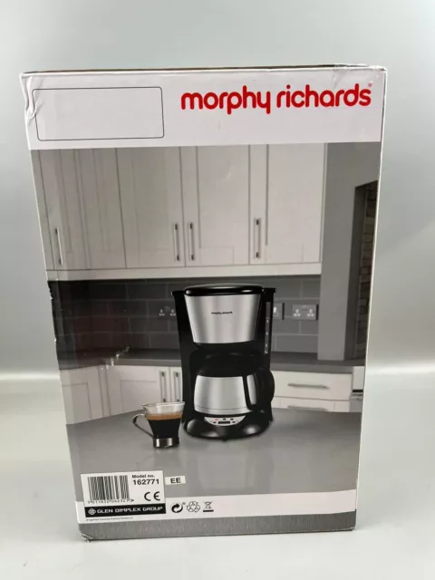 Morphy Richards Accents Digitale Filter-Kaffeemaschine, 8 Tassen, Edelstahl 2