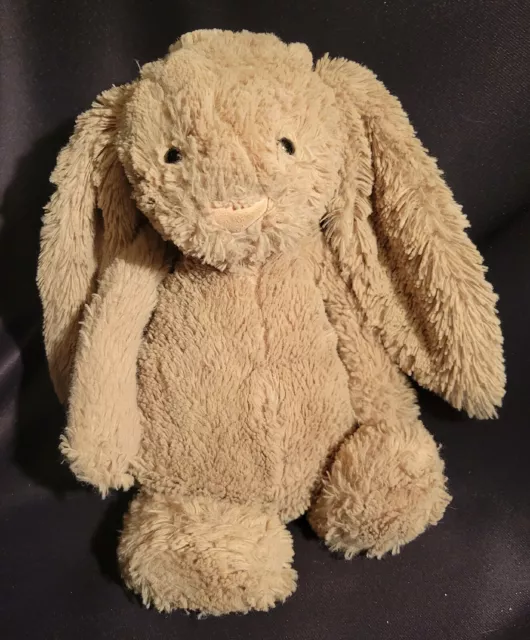 JELLYCAT Bashful Beige Bunny Stuffed Plush Really Big 21" Brown Tan/Gray HTF