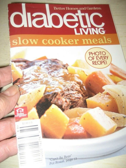 75Better Homes Gardens DIABETIC LIVING Slow Cooker Meals COOKBOOK 2008 Photos