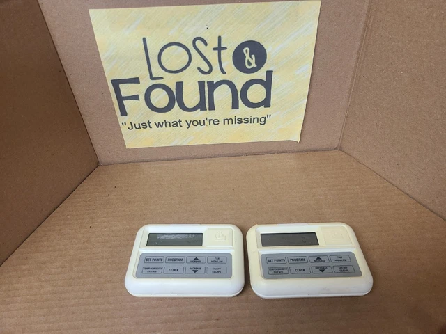 Lot (2) Liebert Programable Thermostats *SEE PICS*