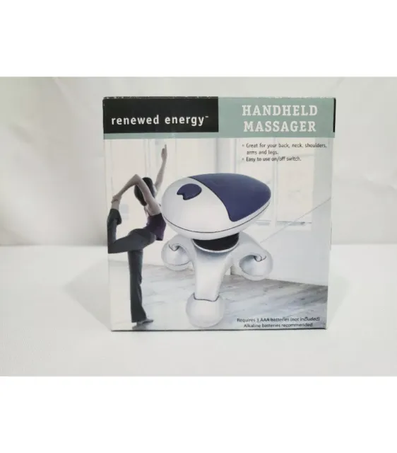 Renewed Energy Handheld Massager-for Back, Neck, Shoulders,Arms & Legs(Open Box)