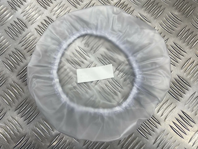 Genuine British Made Clear Plastic Ceremonial Rain Peaked Cap / Dress Hat Cover