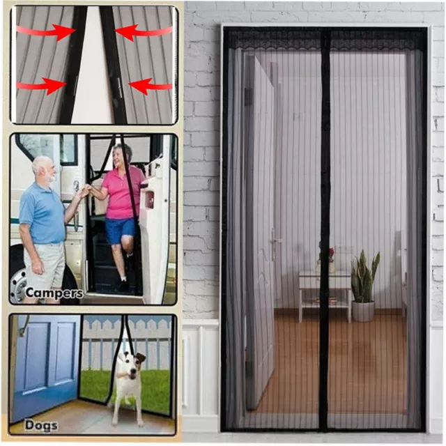 Hot Anti-Insect Fly Bug Mosquito Door Window Curtain Net Mesh Screen Protect Net