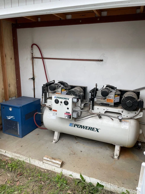 Powerex 10-HP Oilless Scroll Compressor with Great Lakes Air Dryer