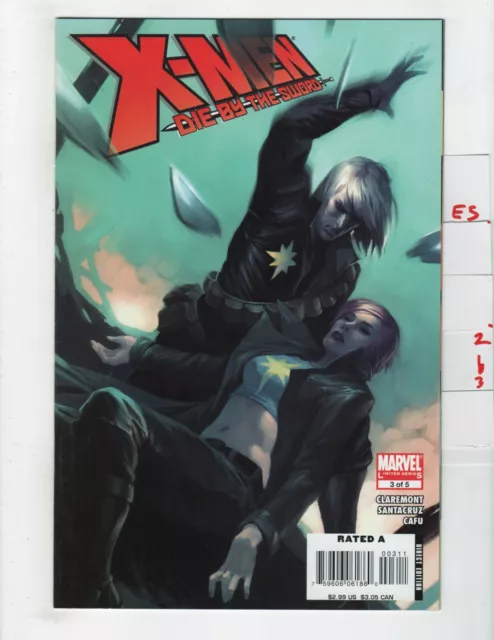 X-Men Die by the Sword #3 VF/NM 2007 Marvel e523