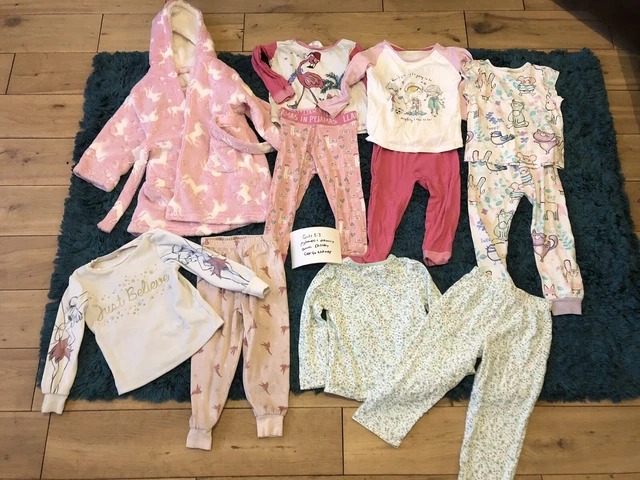Pacchetto pigiami per ragazze età 2-3 anni set rosa Disney George noce moscata