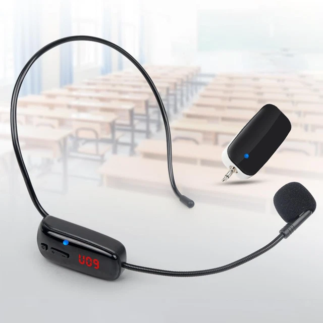 Micro casque micro sans fil pour haut-parleur pour l'enseignement amplificateur