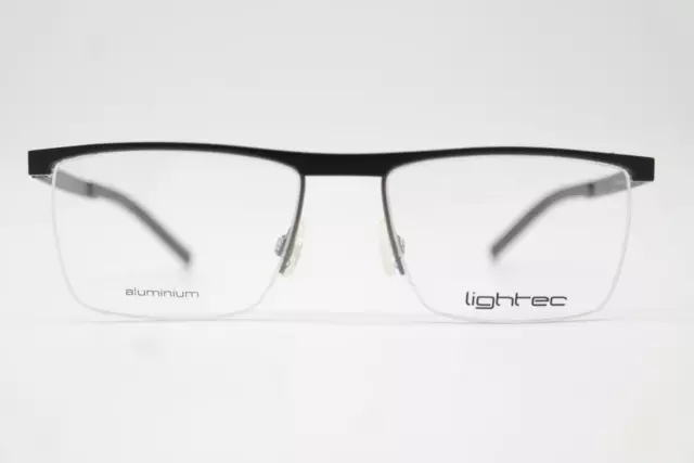 Gafas lightec MOREL 7745L ALUMINIUM Negro Plata Medio Marco Montura de Nuevo