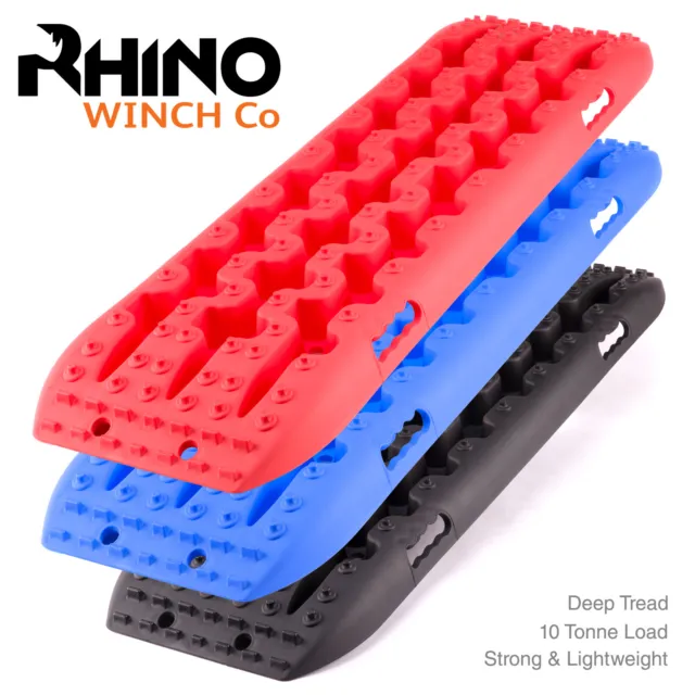 4X4 RECOVERY TRACKS Rhino 10t Off Road Traction Boards Sand / Mud /Snow  £89.99 - PicClick UK