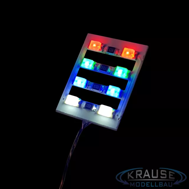 Lauflichtsteuerung LEDCONTROL mit Wahlschalter Lauflicht / Standlicht -  Krause Modellbau