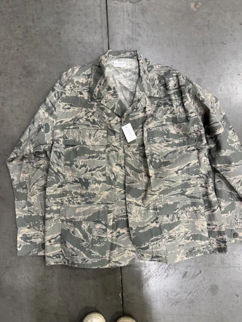 US Military Men's Size 50R Camouflage Utility Air Force Uniform Coat NWT