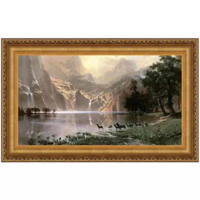 Design Toscano Among the Sierra Nevada, 1868: Canvas Replica Painting: Small