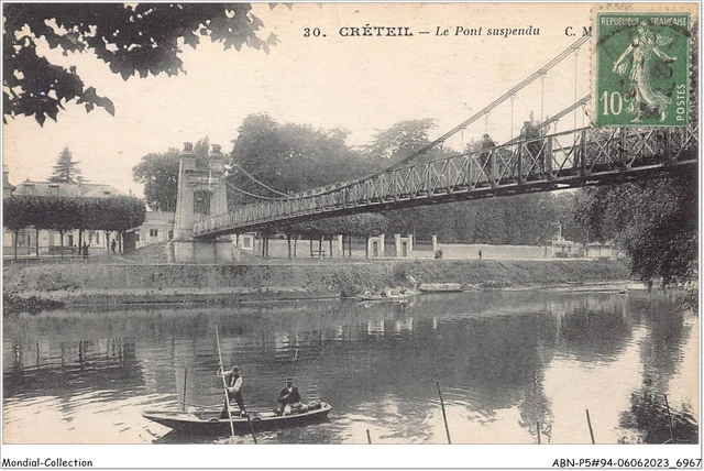 ABNP5-94-0412 - CRETEIL - le pont suspendu