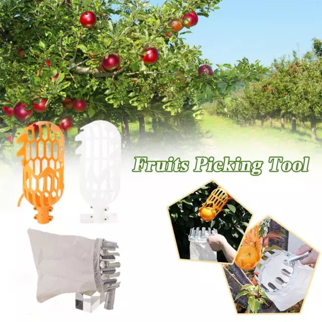 Fruit Picker Head Basket Catcher Collector Gardening Picking Tool; I6H7