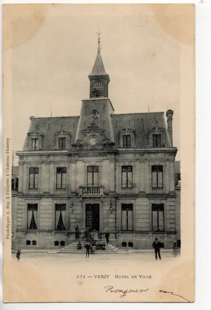 VERZY - Marne - CPA 51 - l' Hotel de ville