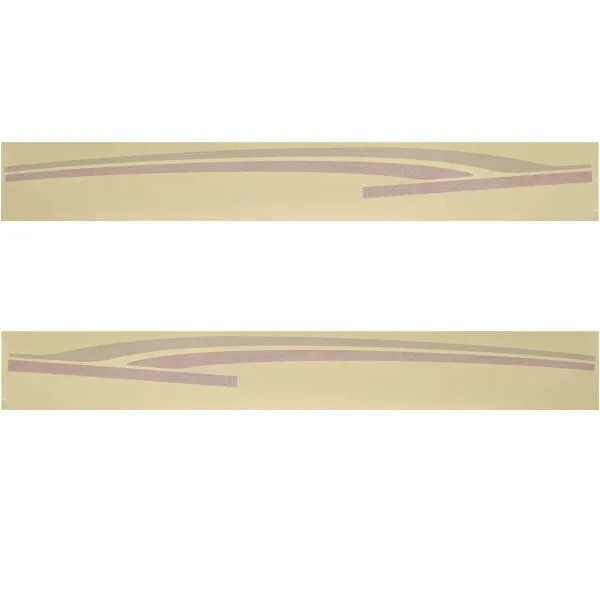 Chaparral Boat Hull Graphic Decal U13138-RD | U13139-RD Red (Set of 2)