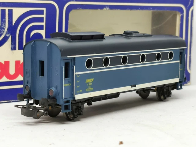 Wagon Voyageur Aménagé Jouef 5365 - Modèle De Train Miniature D'occasion, échelle HO
