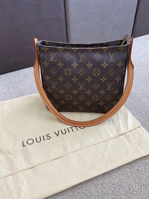 Authentic LOUIS VUITTON Monogram Looping MM Shoulder Bag M51146 LV F/S