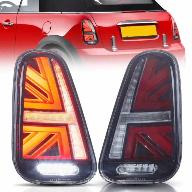 VLAND LED Rückleuchten für 2001–2007 BMW Mini Cooper R50 R52 R53 Startup Paar