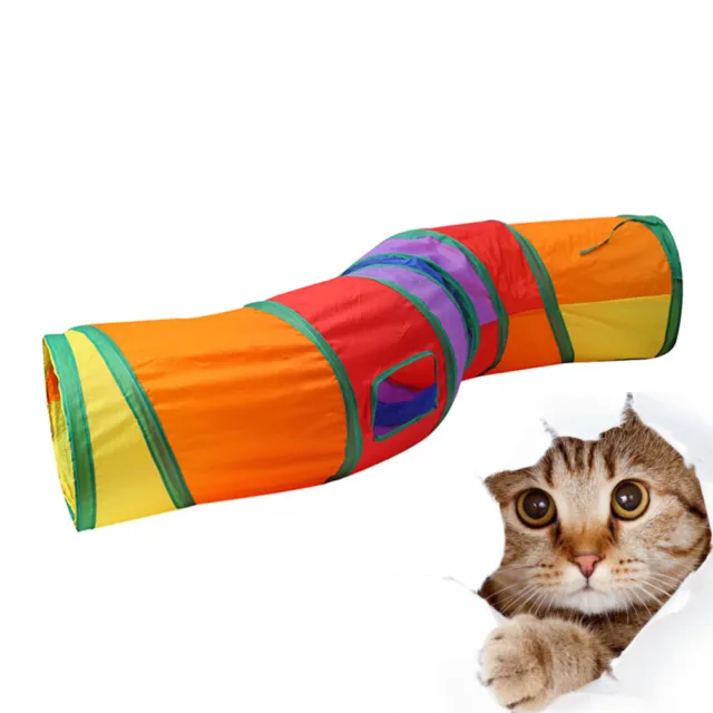 chat tunnel de tube Pour Animaux Allée Chat Qui Joue Jouets