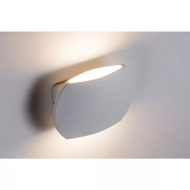 LED Wandleuchte BOCCA, Up/Down, indirekt, IP44, 2x3W 2700K 2x610lm, Weiß