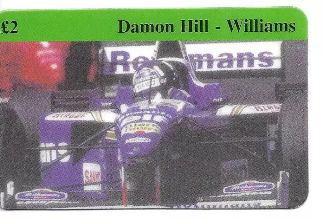 Rare / Carte Telephonique - Damon Hill : F1 Formule 1 Grand Prix Gp / Phonecard