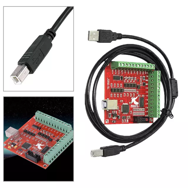 USB MACH3 Breakout board 100Khz 4 axis interface driver motion controller UK CNC