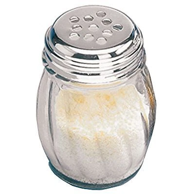 American Metalcraft LX306 Lexan Swirl Clear 6 Oz Cheese Shaker