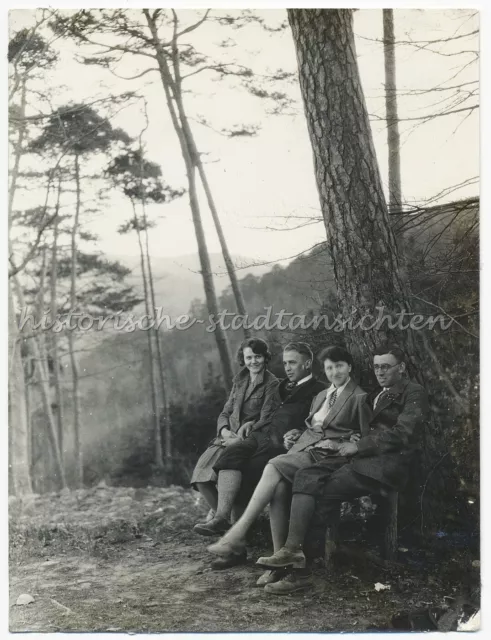 Wandergruppe Pfälzer Wald 1929 - Estate Mode Wälder - Vecchia Foto 1920er